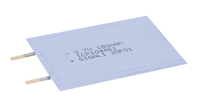 Gigalienergy ICP104461 3.7V 180mAh Rechargeable ultrathin battery
