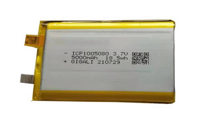 Gigalienergy ICP1005080 3.7V 5000mAh Rechargeable ultrathin battery
