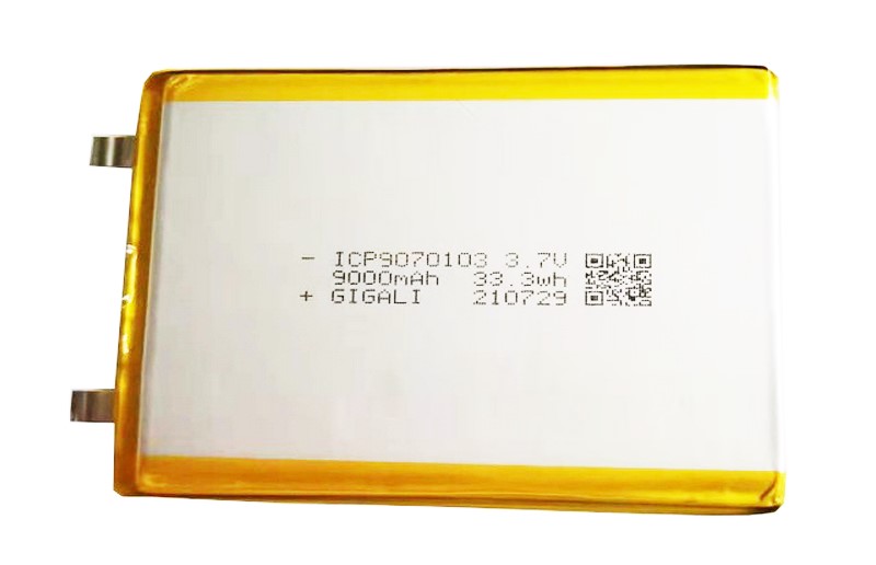 Gigalienergy ICP9070103 3.7V 9000mAh normal square battery