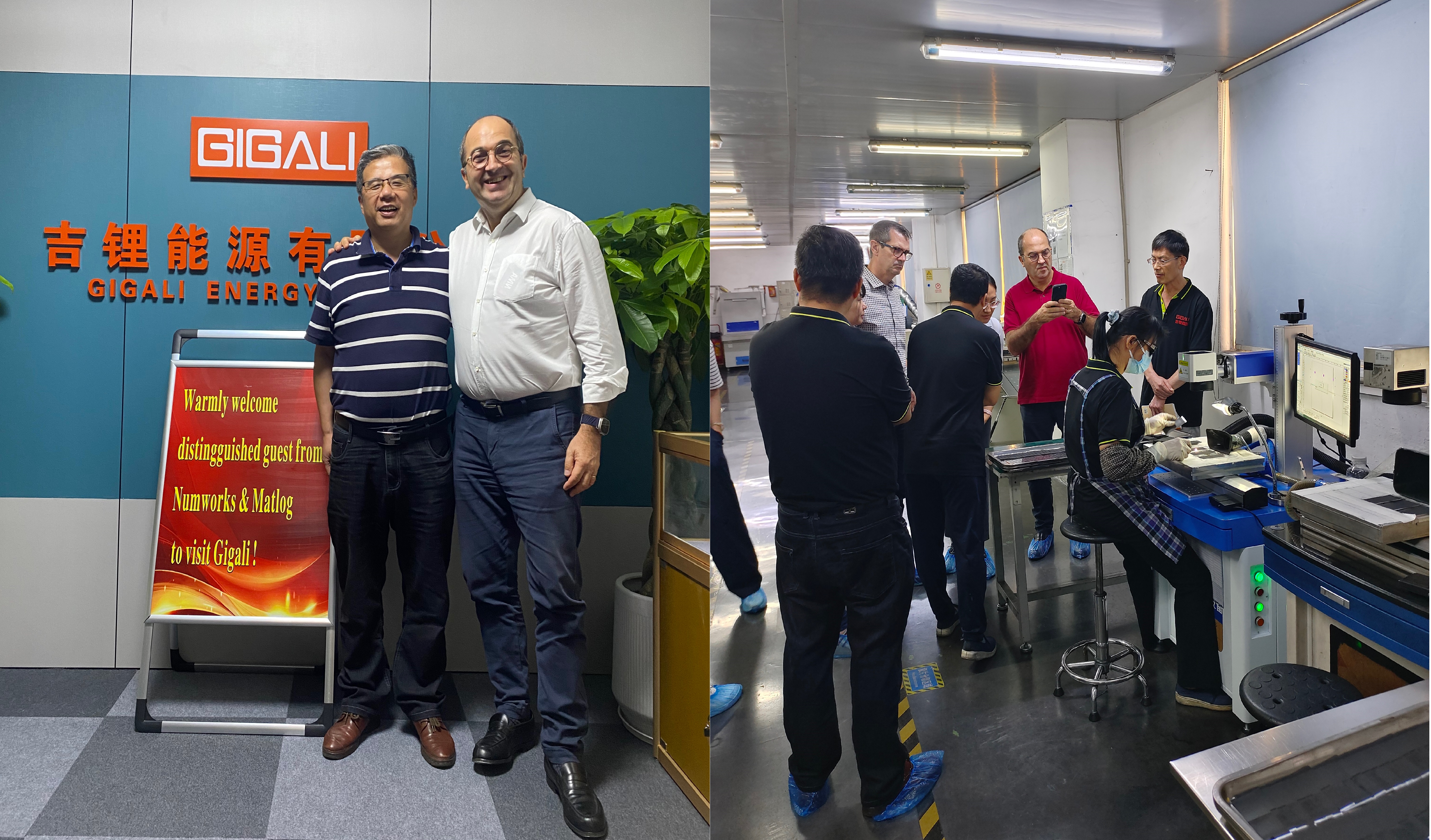French customers visit and exchange